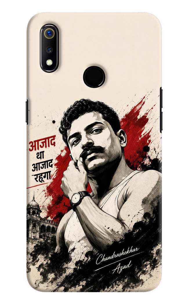 Chandrashekhar Azad Fearless Realme 3 Hard Case Back Cover by Casekaro