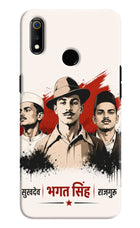 Bhagat Singh Trio Realme 3 Hard Case Back Cover by Casekaro