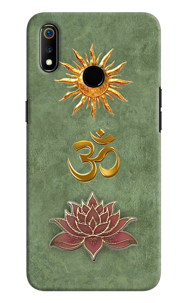 Om & Lotus Realme 3 Back Cover