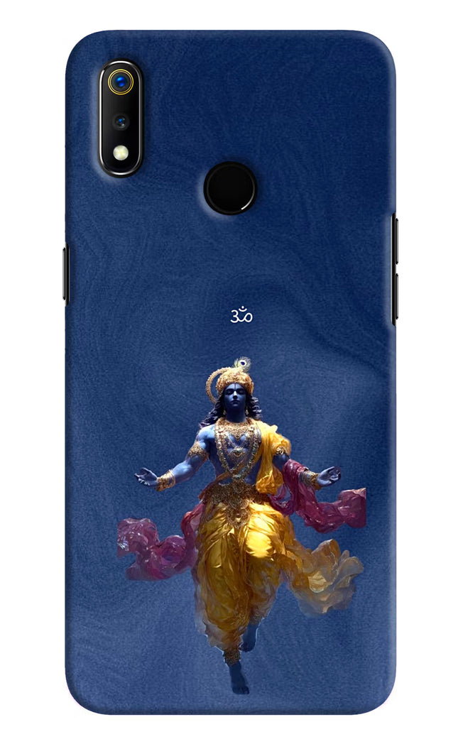 Cosmic Krishna Realme 3 Hard Case Back Cover by Casekaro