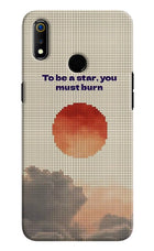 Pixel Sun Realme 3 Hard Case Back Cover by Casekaro