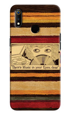 Vinyl Stripes Realme 3 Hard Case Back Cover by Casekaro