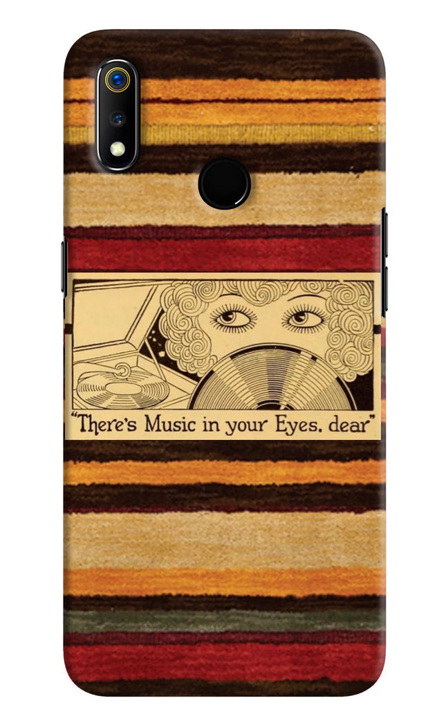 Vinyl Stripes Realme 3 Hard Case Back Cover by Casekaro