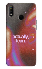Pink Aura Realme 3 Hard Case Back Cover by Casekaro