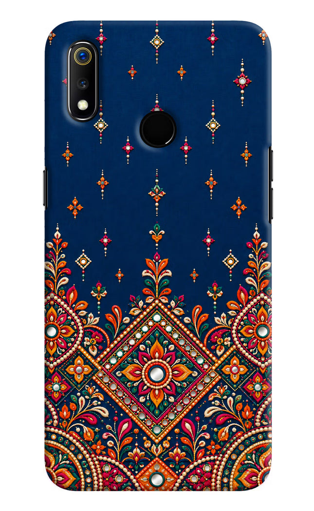 Neel Noor Realme 3 Hard Case Back Cover by Casekaro