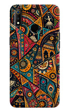 Folk Print Realme 3 Back Cover