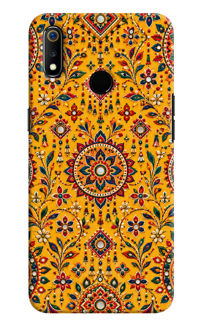 Sunlit Aura Realme 3 Hard Case Back Cover by Casekaro