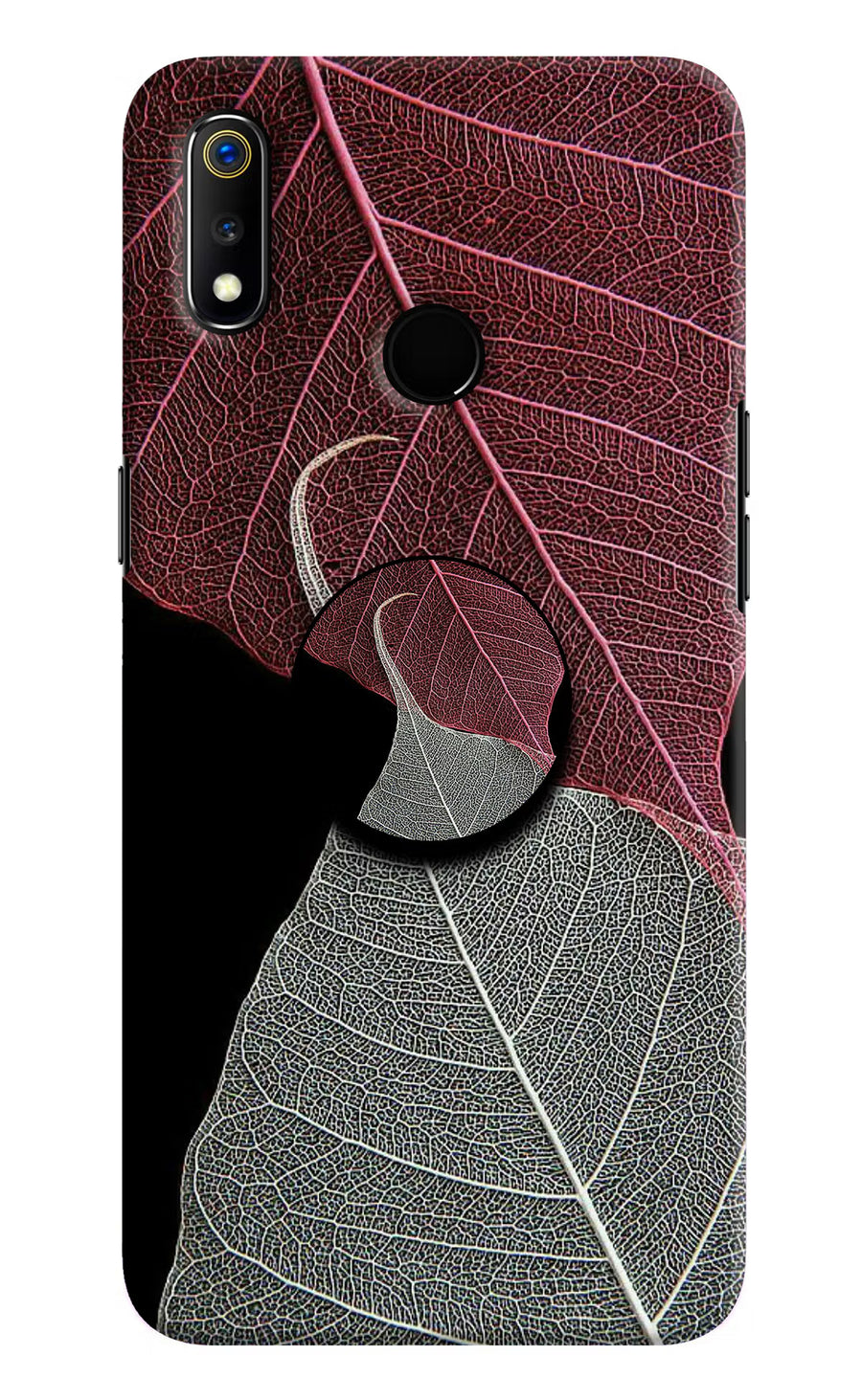 Leaf Pattern Realme 3 Pop Case, Hard case