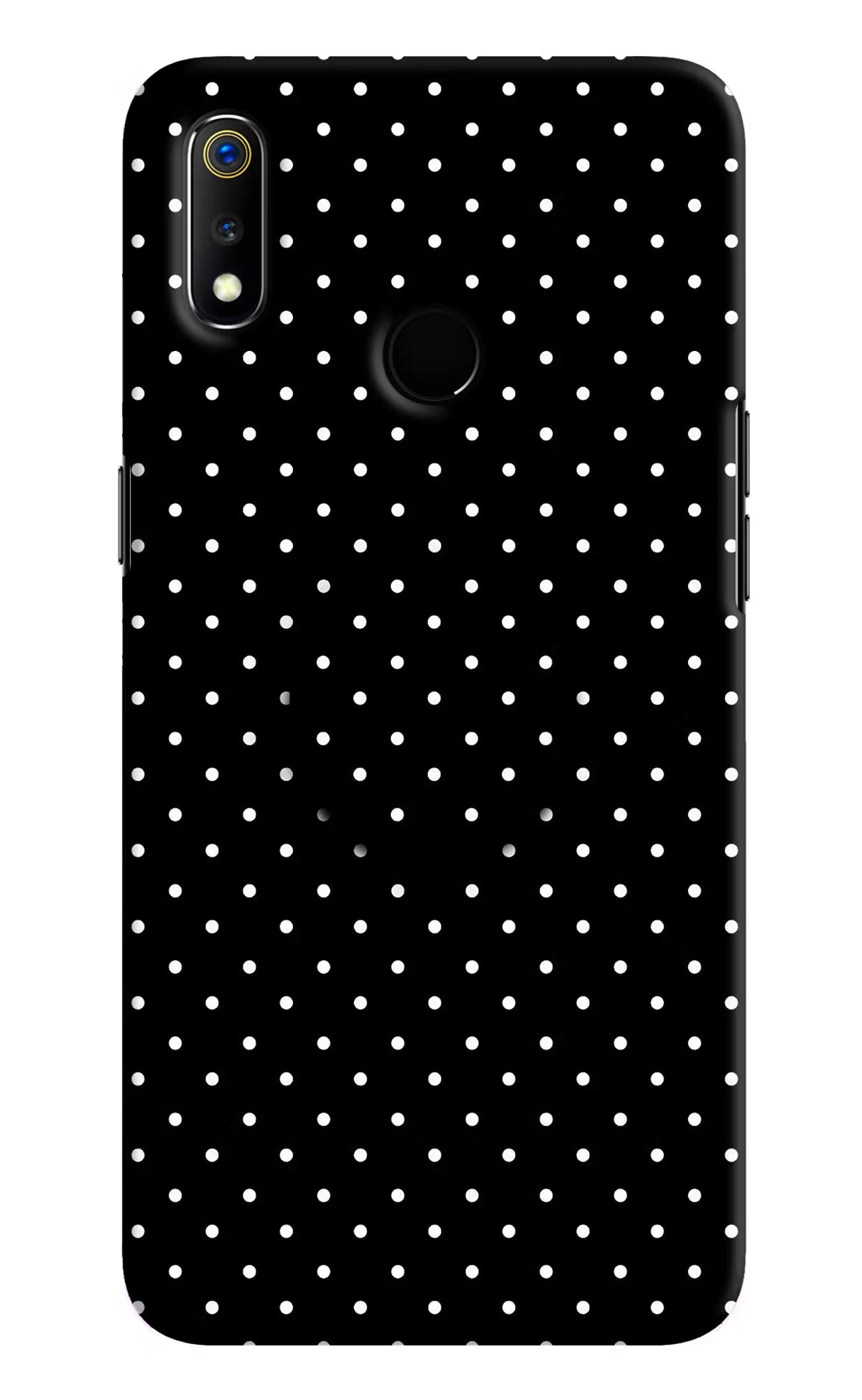 White Dots Realme 3 Pop Case by Casekaro