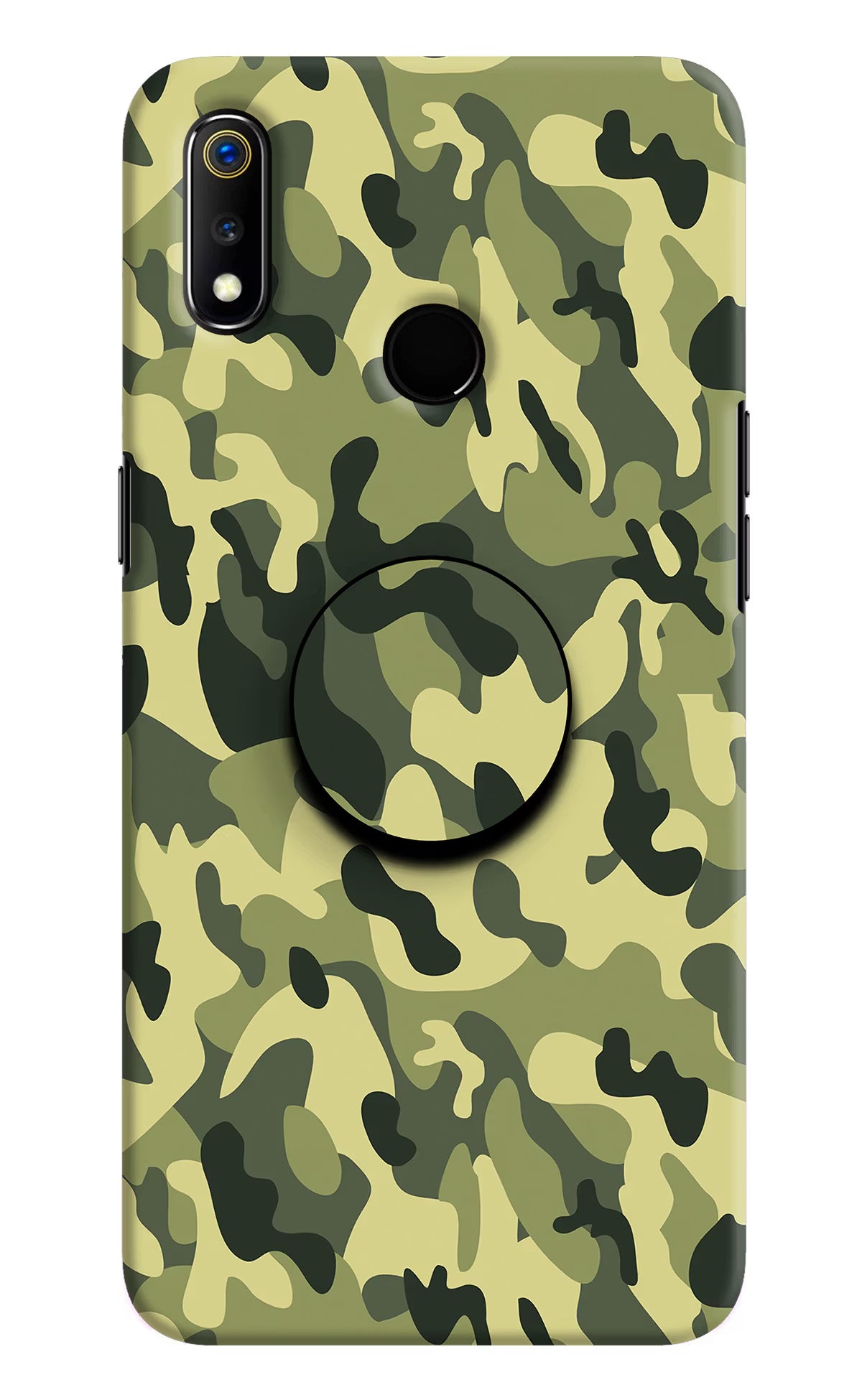 Camouflage Realme 3 Pop Case by Casekaro