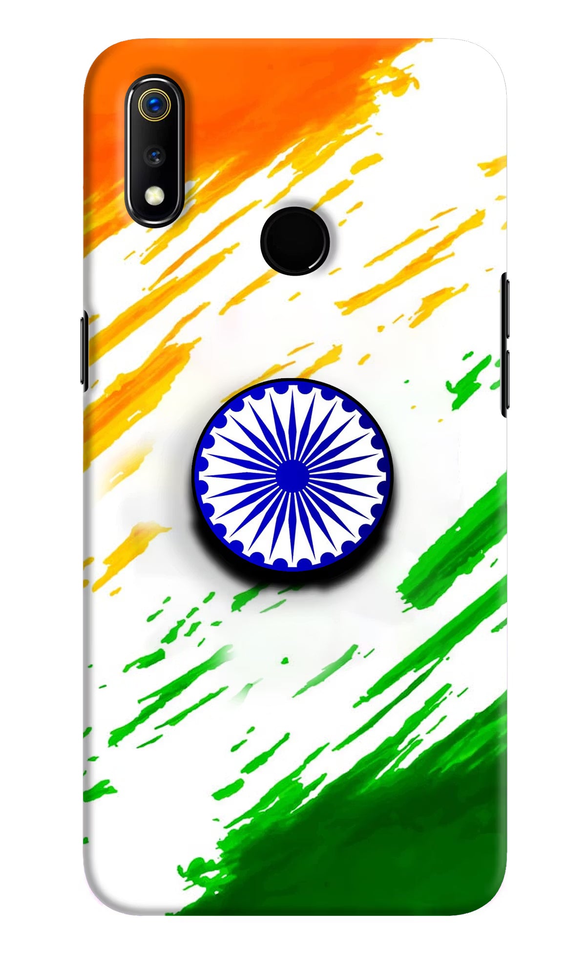 Indian Flag Ashoka Chakra Realme 3 Pop Case by Casekaro