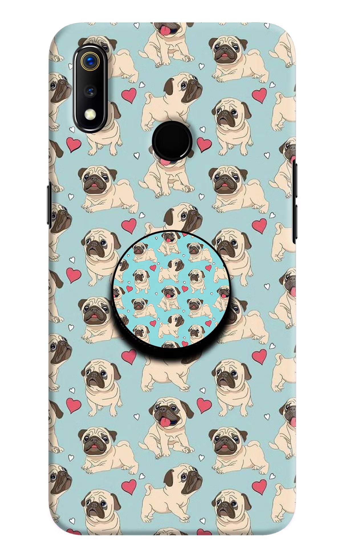 Pug Dog Realme 3 Pop Case by Casekaro