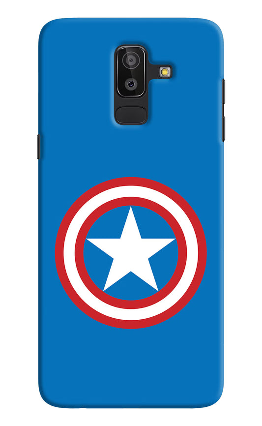 Captain America Logo Samsung On8 2018 Hard Case Back Cover by Casekaro