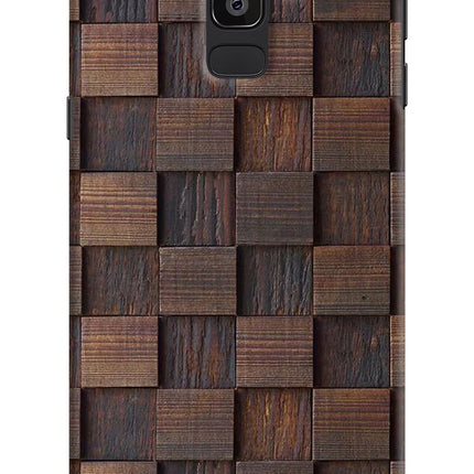Wooden Cube Design Samsung On8 2018 Hard Case Back Cover by Casekaro