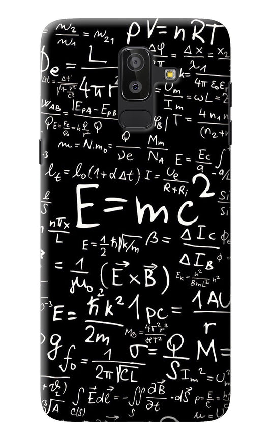 Physics Albert Einstein Formula Samsung On8 2018 Back Cover