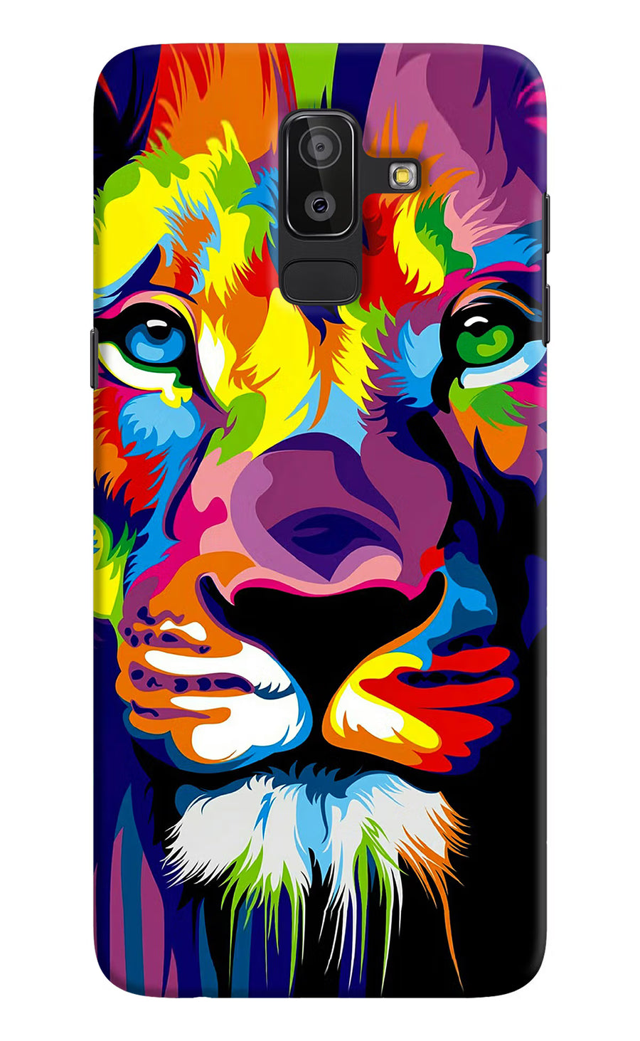 Lion Samsung On8 2018 Back Cover, Hard case