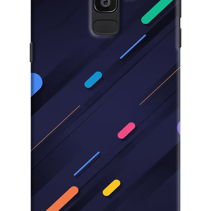 Abstract Design Samsung On8 2018 Hard Case Back Cover by Casekaro