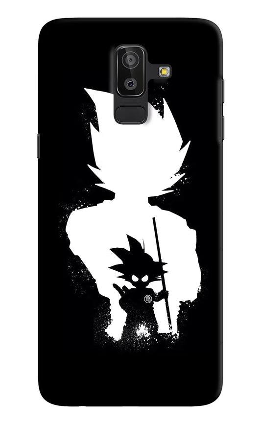 Goku Shadow Samsung On8 2018 Hard Case Back Cover by Casekaro