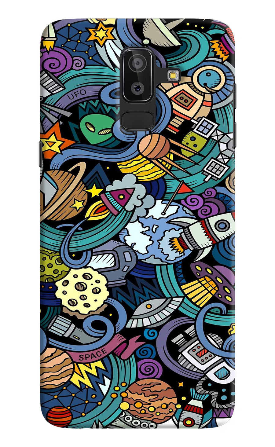 Space Abstract Samsung On8 2018 Back Cover, Hard case