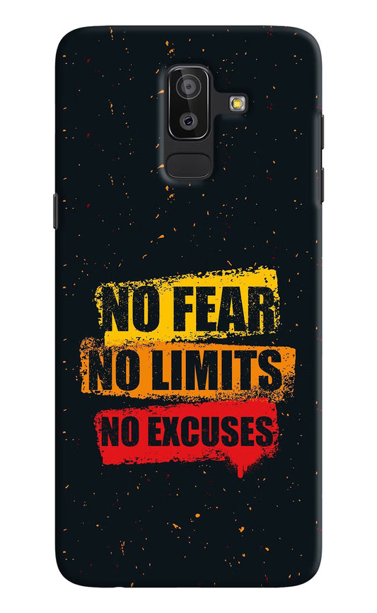 No Fear No Limits No Excuse Samsung On8 2018 Hard Case Back Cover by Casekaro