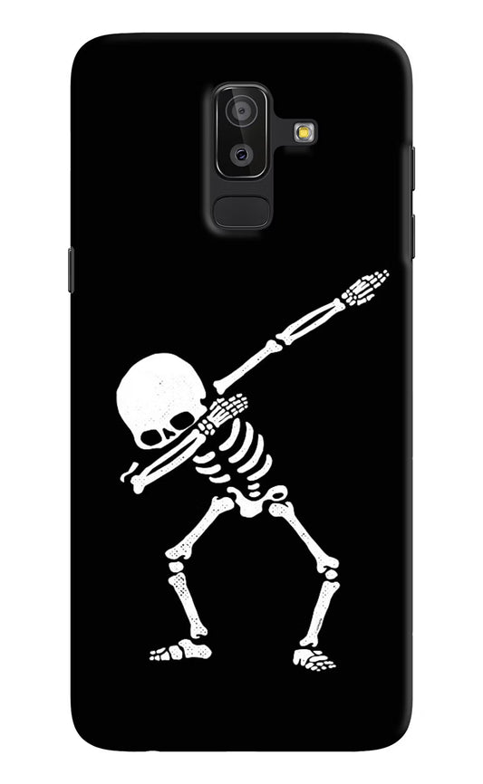 Dabbing Skeleton Art Samsung On8 2018 Hard Case Back Cover by Casekaro