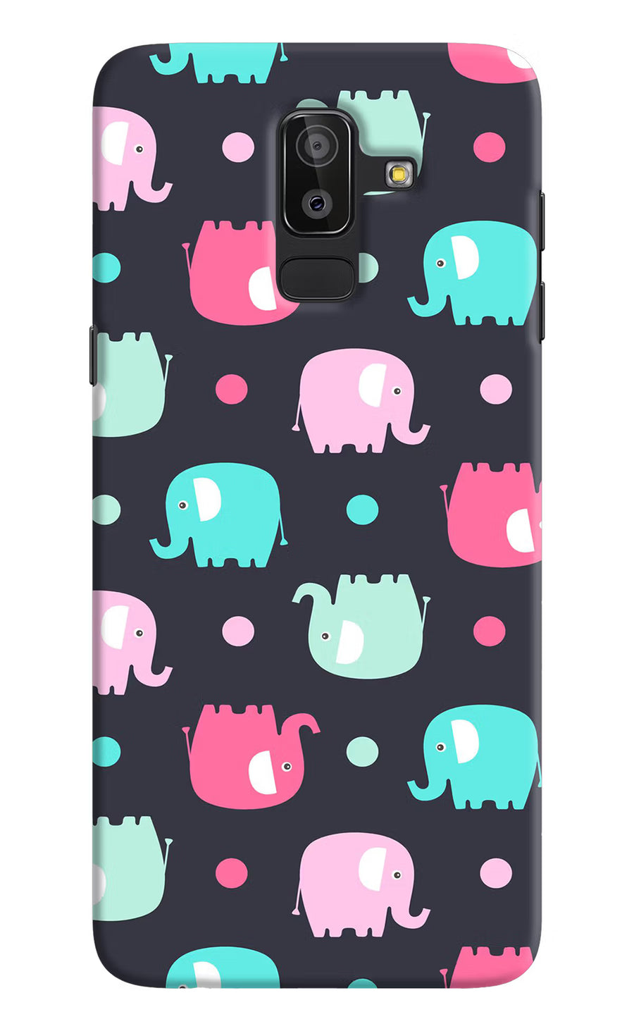 Elephants Samsung On8 2018 Back Cover, Hard case