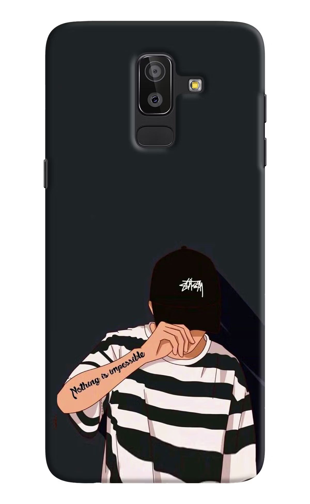 Aesthetic Boy Samsung On8 2018 Hard Case Back Cover by Casekaro