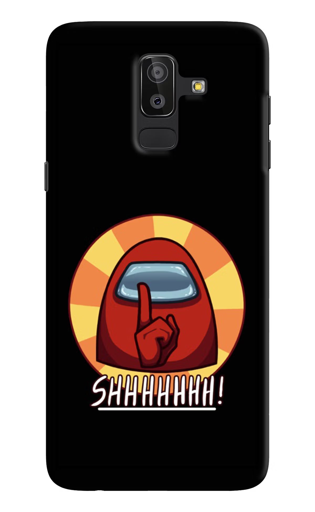 Among Us Shhh! Samsung On8 2018 Hard Case Back Cover by Casekaro