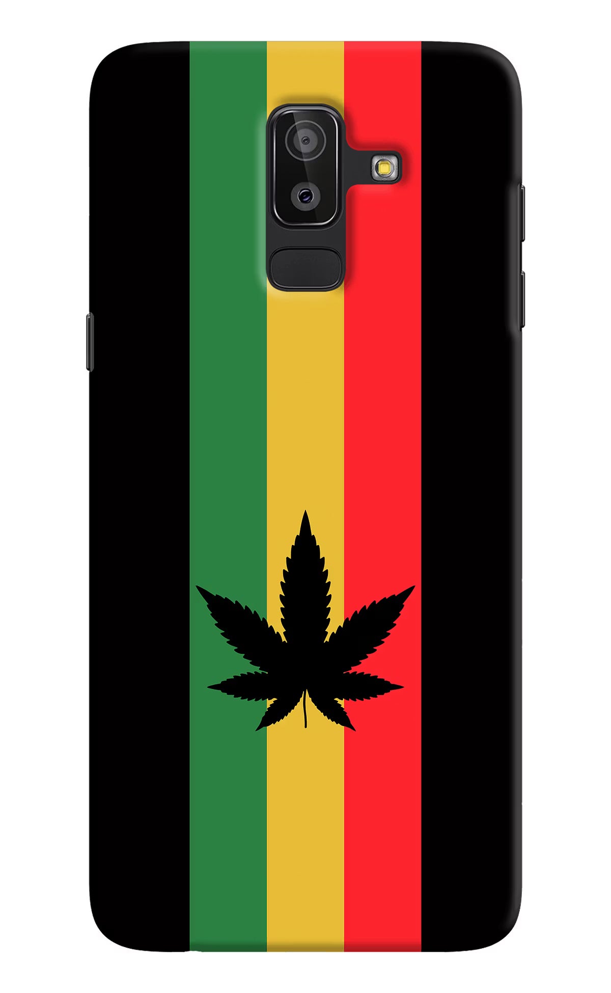 Weed Flag Samsung On8 2018 Hard Case Back Cover by Casekaro