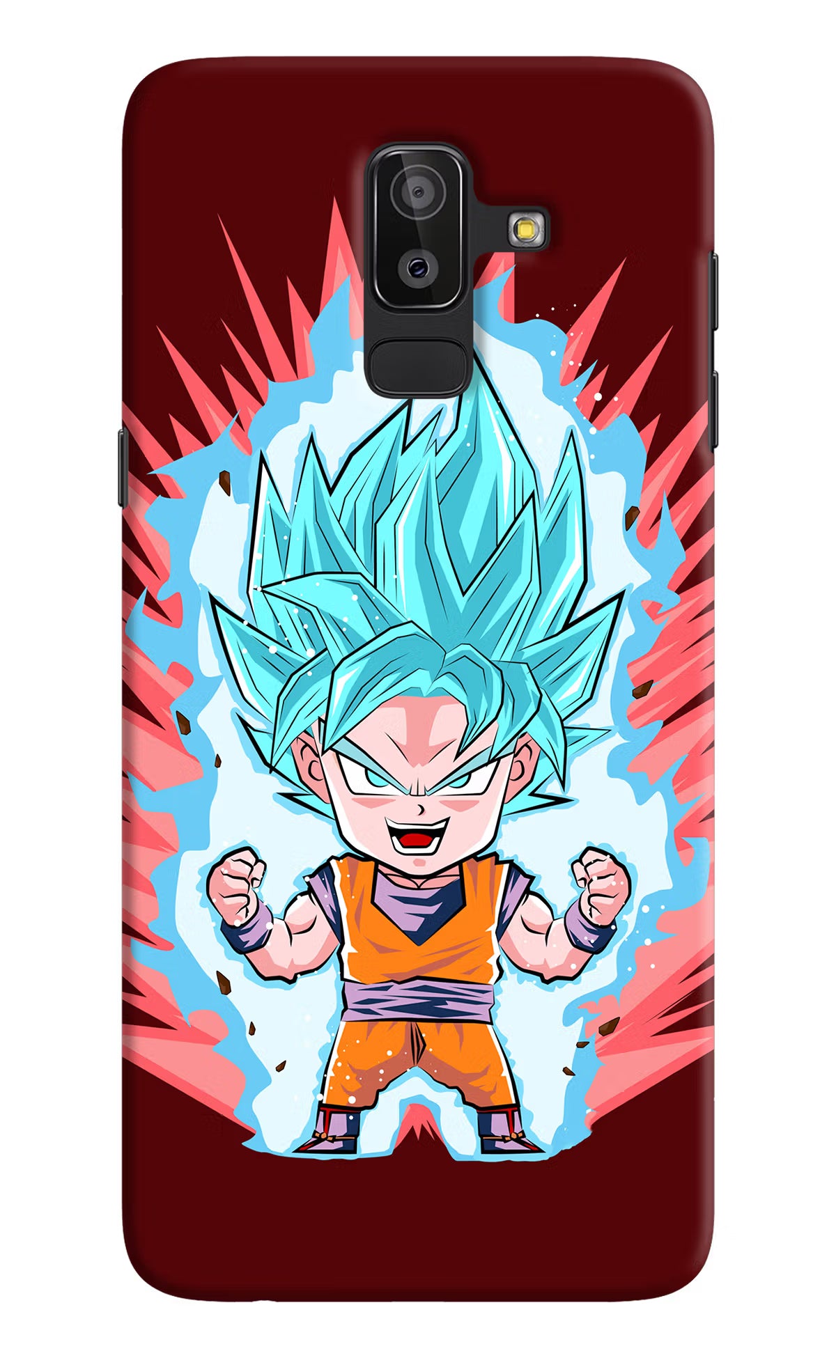 Goku Little Samsung On8 2018 Hard Case Back Cover by Casekaro