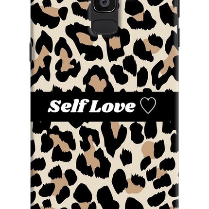 Leopard Print Self Love Samsung On8 2018 Hard Case Back Cover by Casekaro