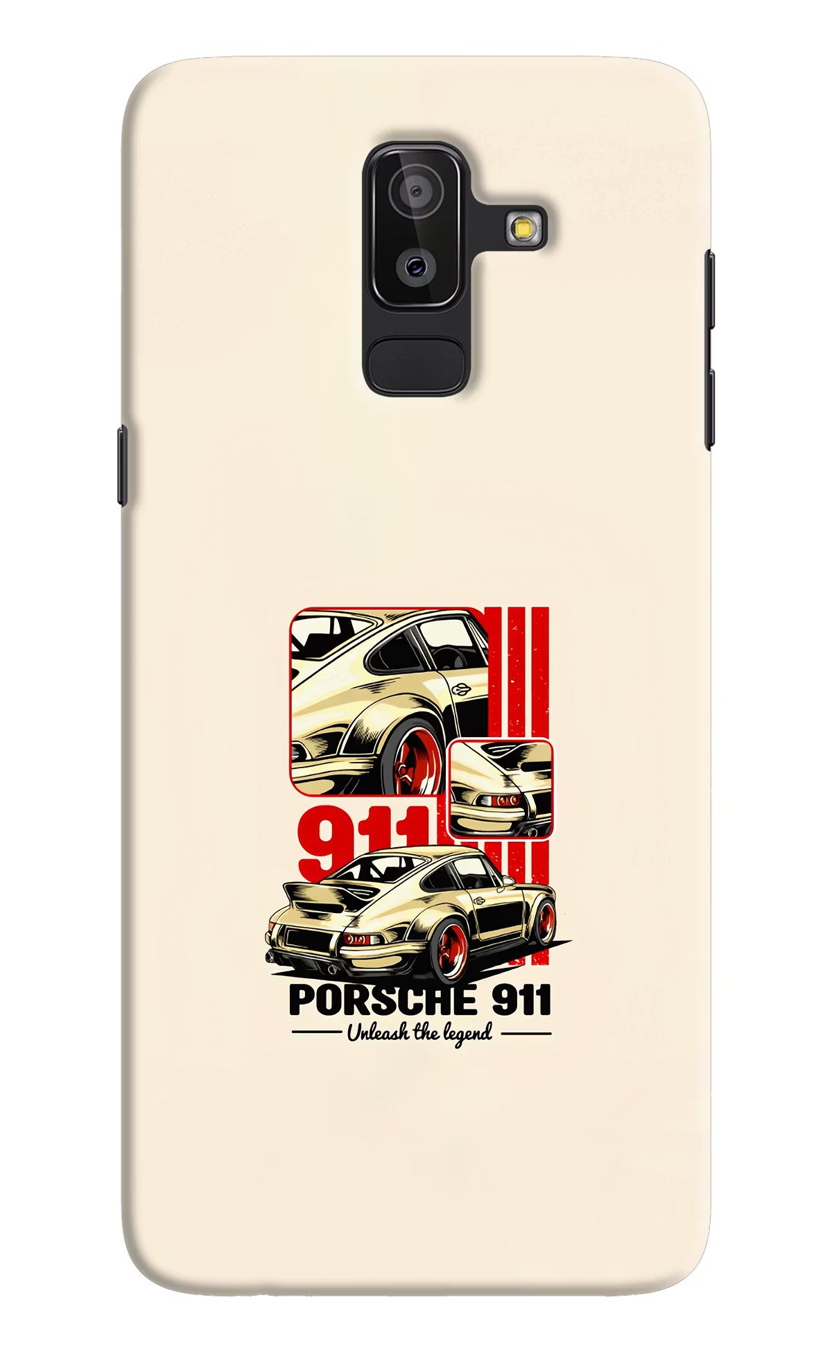 Classic Porsche 911 Samsung On8 2018 Hard Case Back Cover by Casekaro