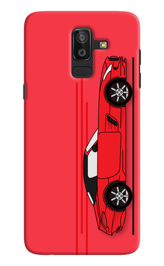 Red Velocity Samsung On8 2018 Hard Case Back Cover by Casekaro