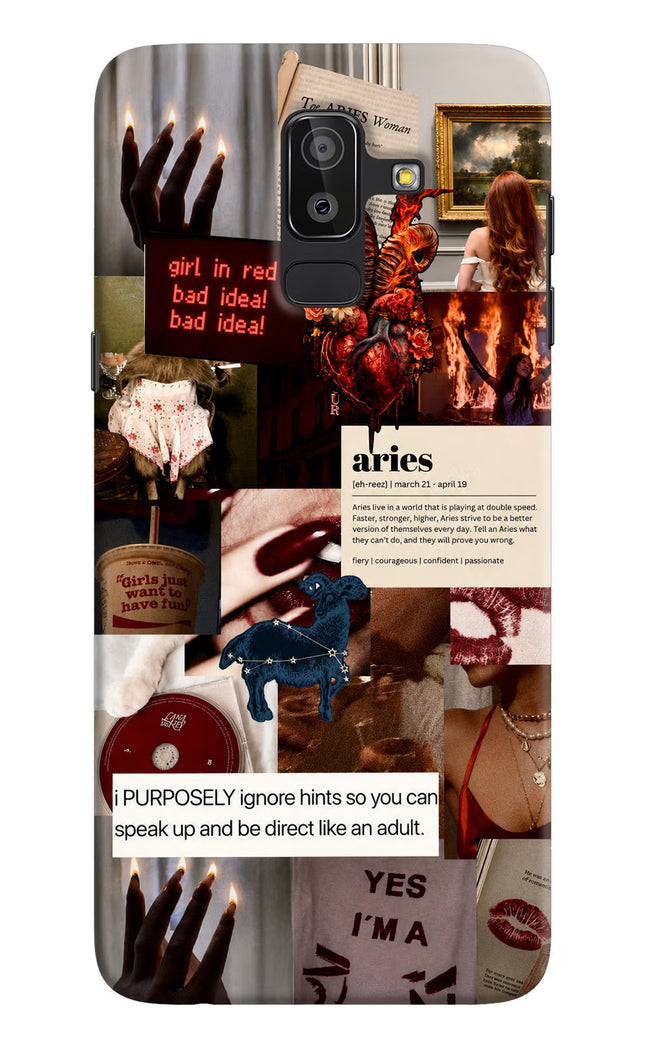 Zodiac Aries Samsung On8 2018 Hard Case Back Cover by Casekaro