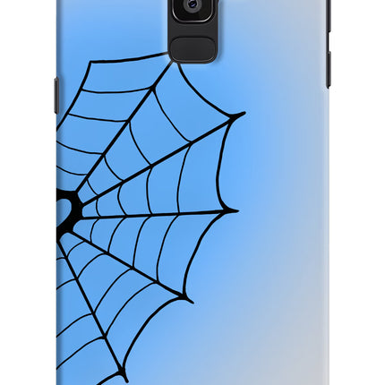 Blue Web Samsung On8 2018 Hard Case Back Cover by Casekaro