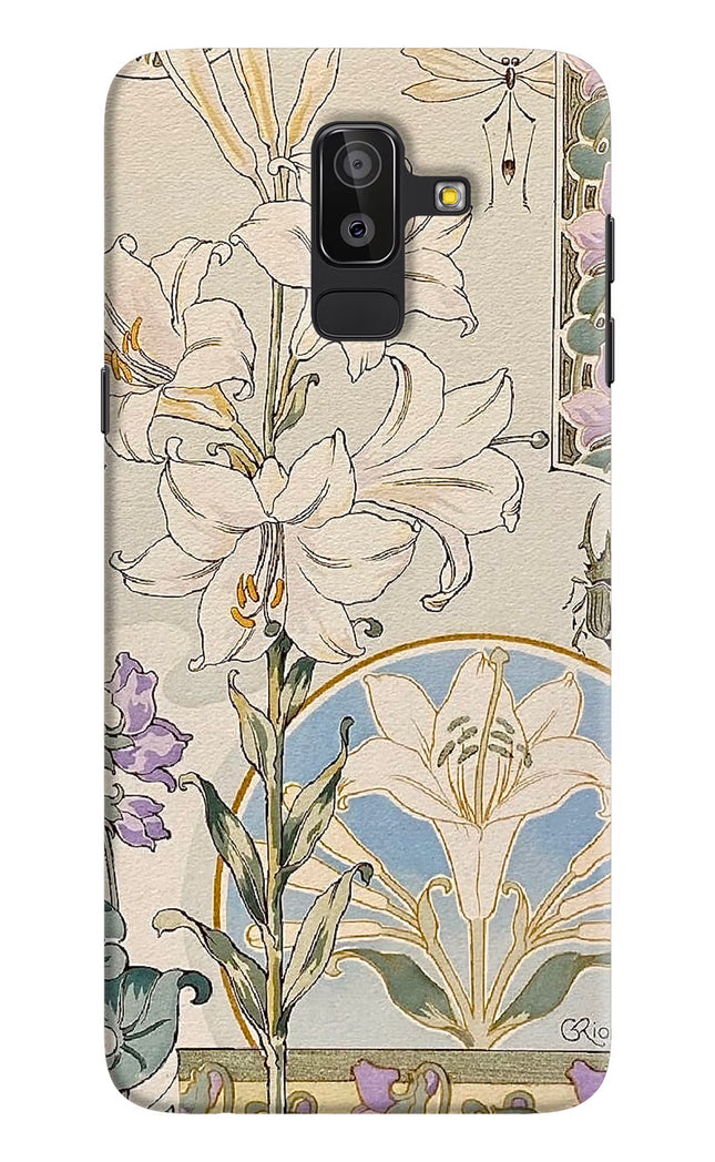 White Lily Samsung On8 2018 Hard Case Back Cover by Casekaro