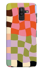 Wavy Grid Samsung On8 2018 Hard Case Back Cover by Casekaro