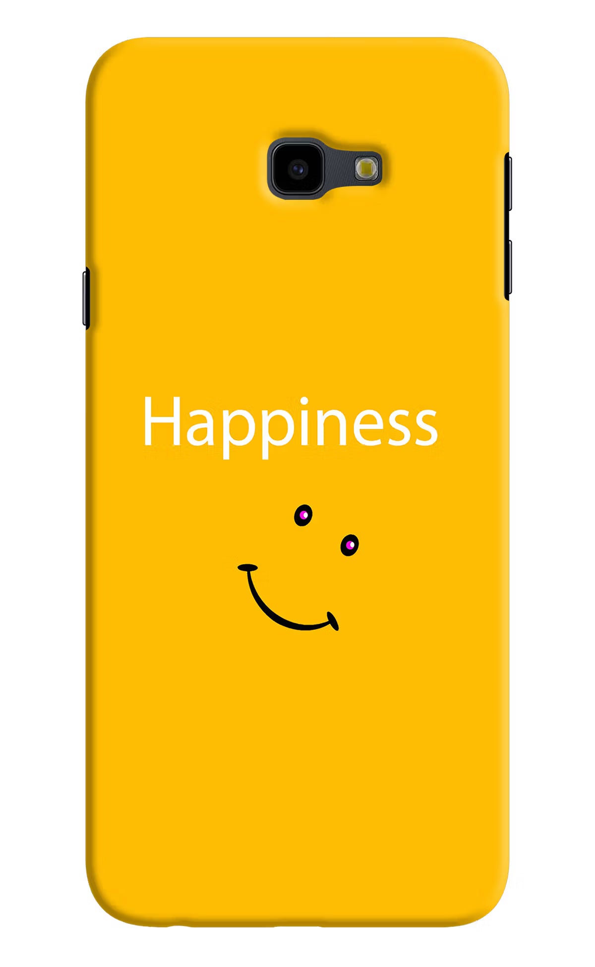 Happiness With Smiley Samsung J4 Plus Hard Case Back Cover by Casekaro