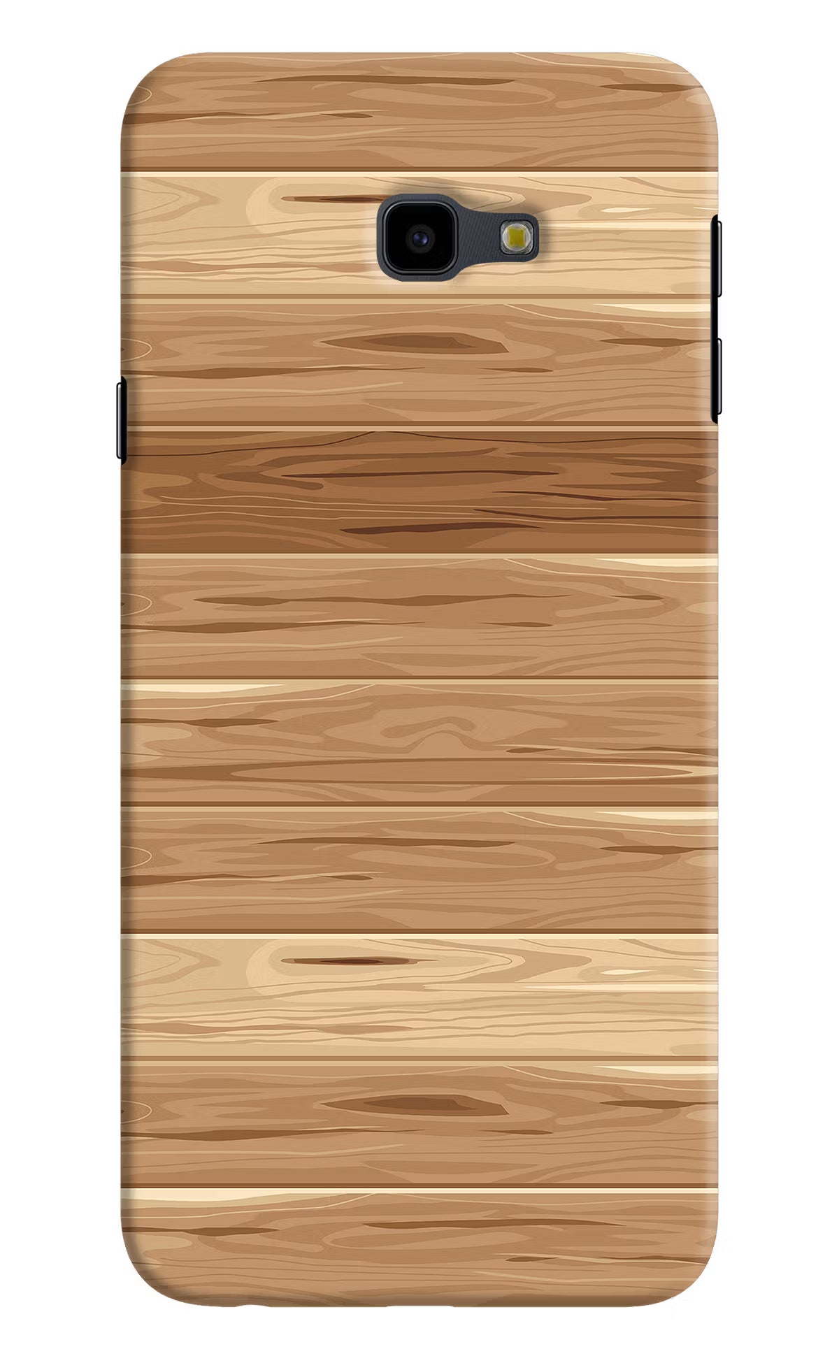 Wooden Vector Samsung J4 Plus Hard Case Back Cover by Casekaro