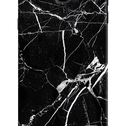 Black Marble Pattern Samsung J4 Plus Hard Case Back Cover by Casekaro