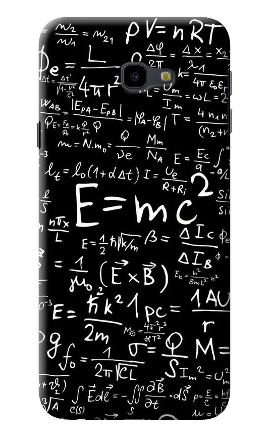 Physics Albert Einstein Formula Samsung J4 Plus Back Cover