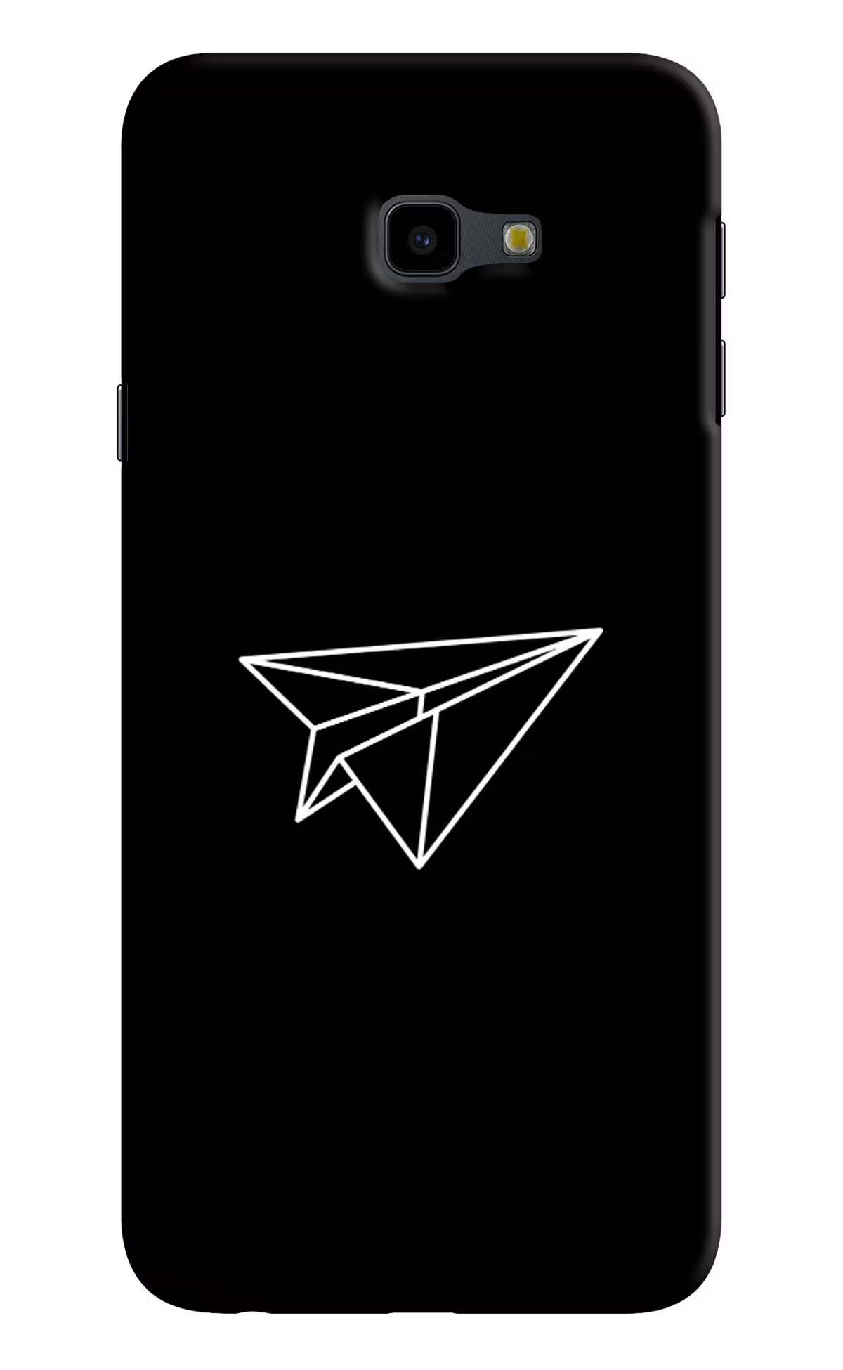 Paper Plane White Samsung J4 Plus Hard Case Back Cover by Casekaro