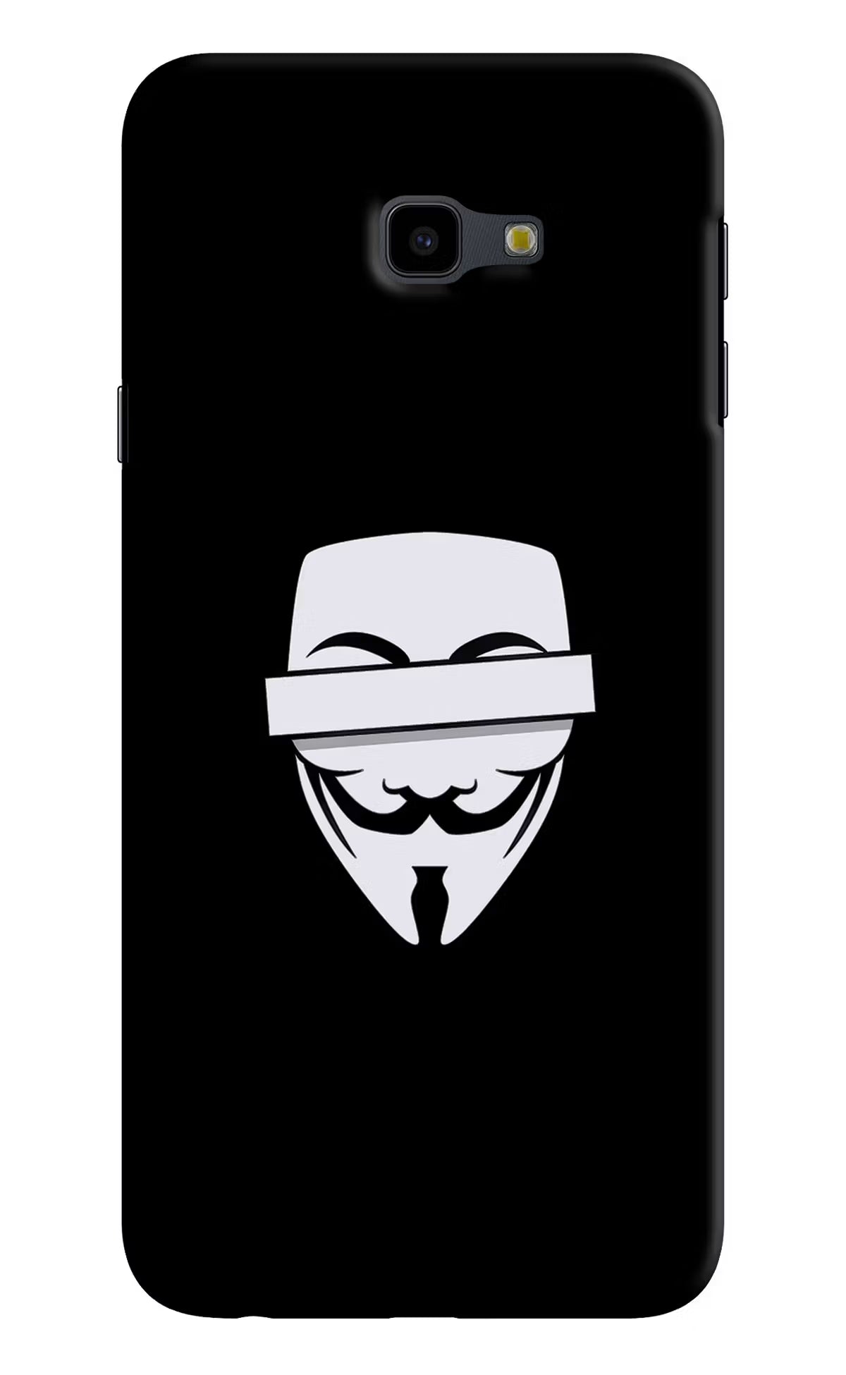 Anonymous Face Samsung J4 Plus Hard Case Back Cover by Casekaro