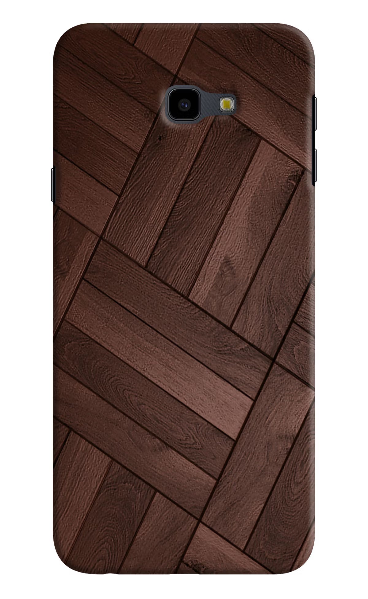 Wooden Texture Design Samsung J4 Plus Hard Case Back Cover by Casekaro