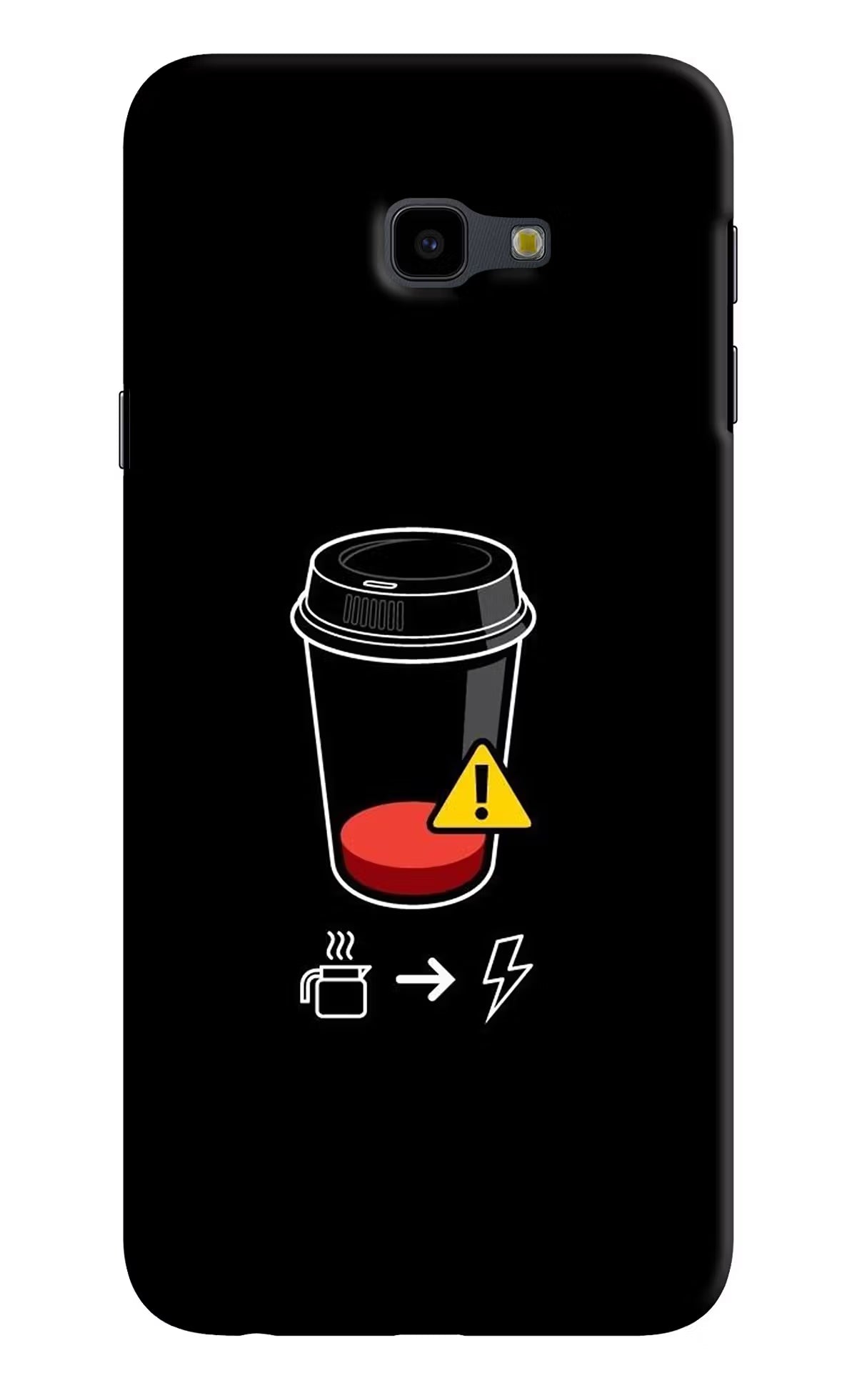 Coffee Samsung J4 Plus Hard Case Back Cover by Casekaro
