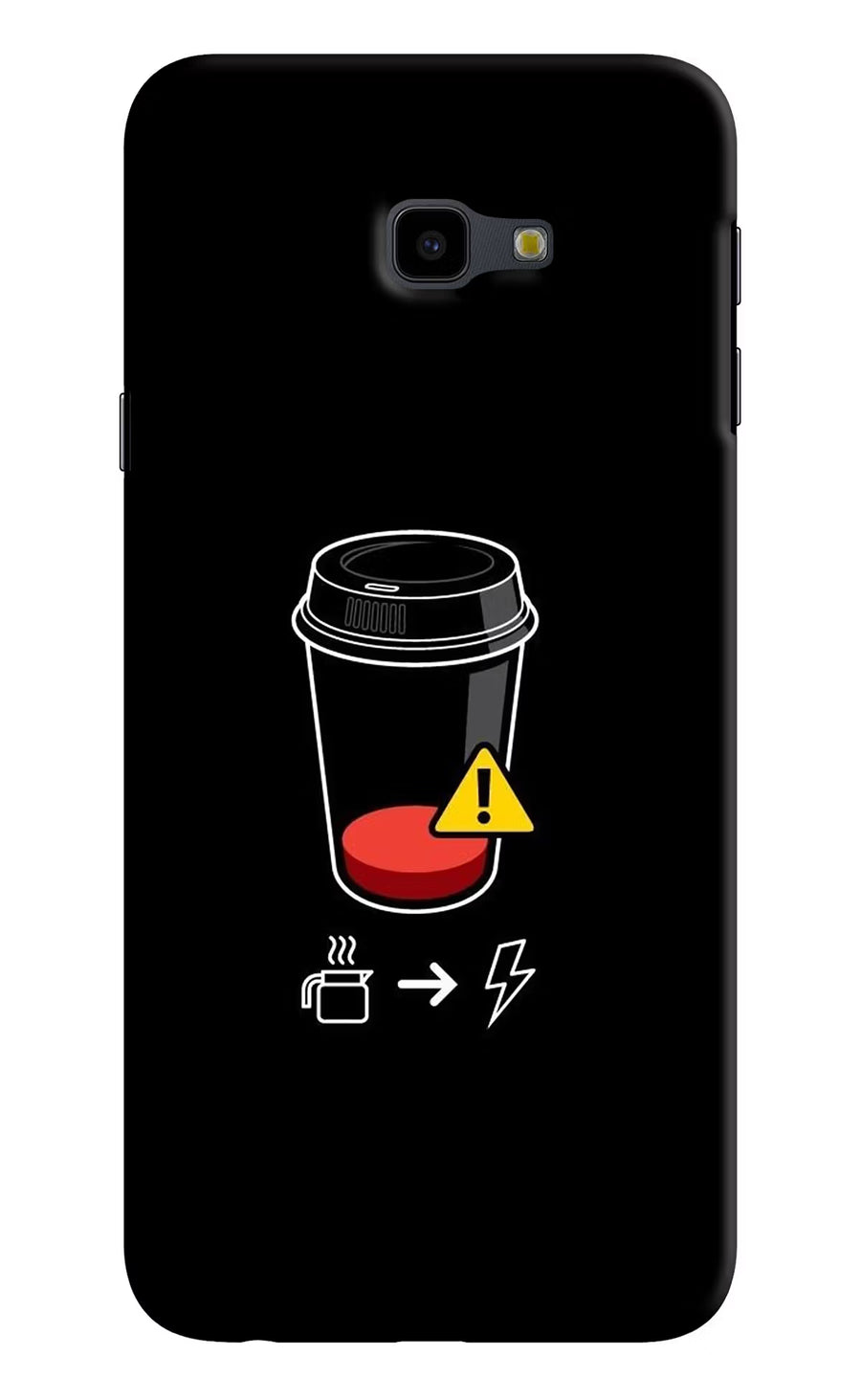 Coffee Samsung J4 Plus Back Cover, Hard case