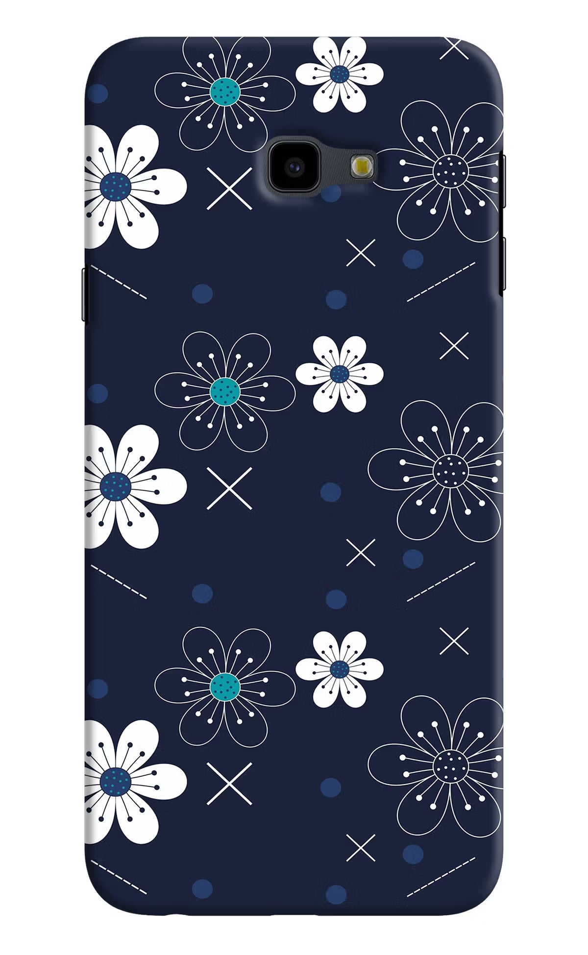 Flowers Samsung J4 Plus Hard Case Back Cover by Casekaro