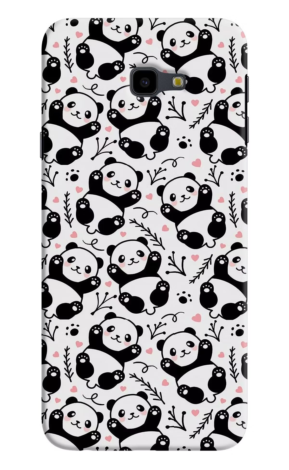 Cute Panda Samsung J4 Plus Hard Case Back Cover by Casekaro