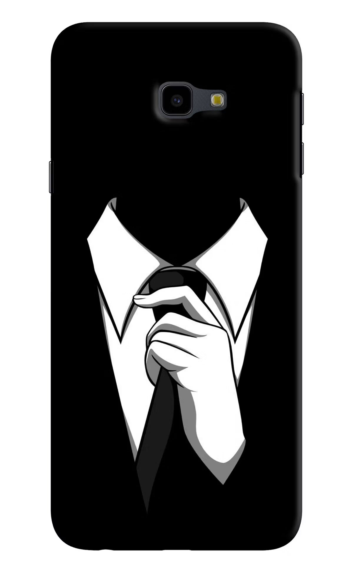 Black Tie Samsung J4 Plus Hard Case Back Cover by Casekaro