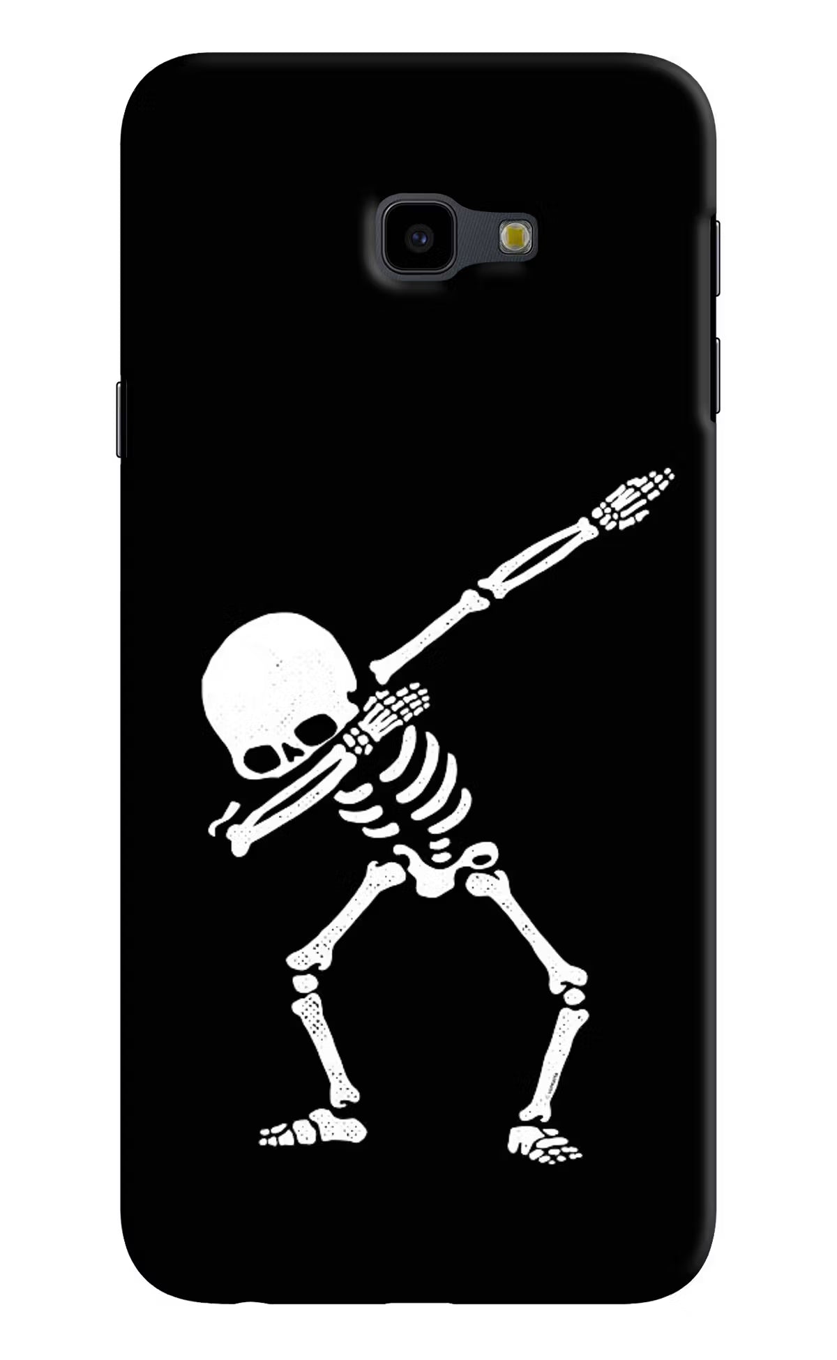 Dabbing Skeleton Art Samsung J4 Plus Hard Case Back Cover by Casekaro